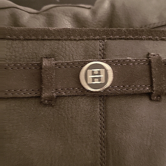 Tommy Hilfiger knee high grey equestrian-style boots - Picture 4 of 5